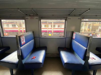 Second Class Seat Fan train 