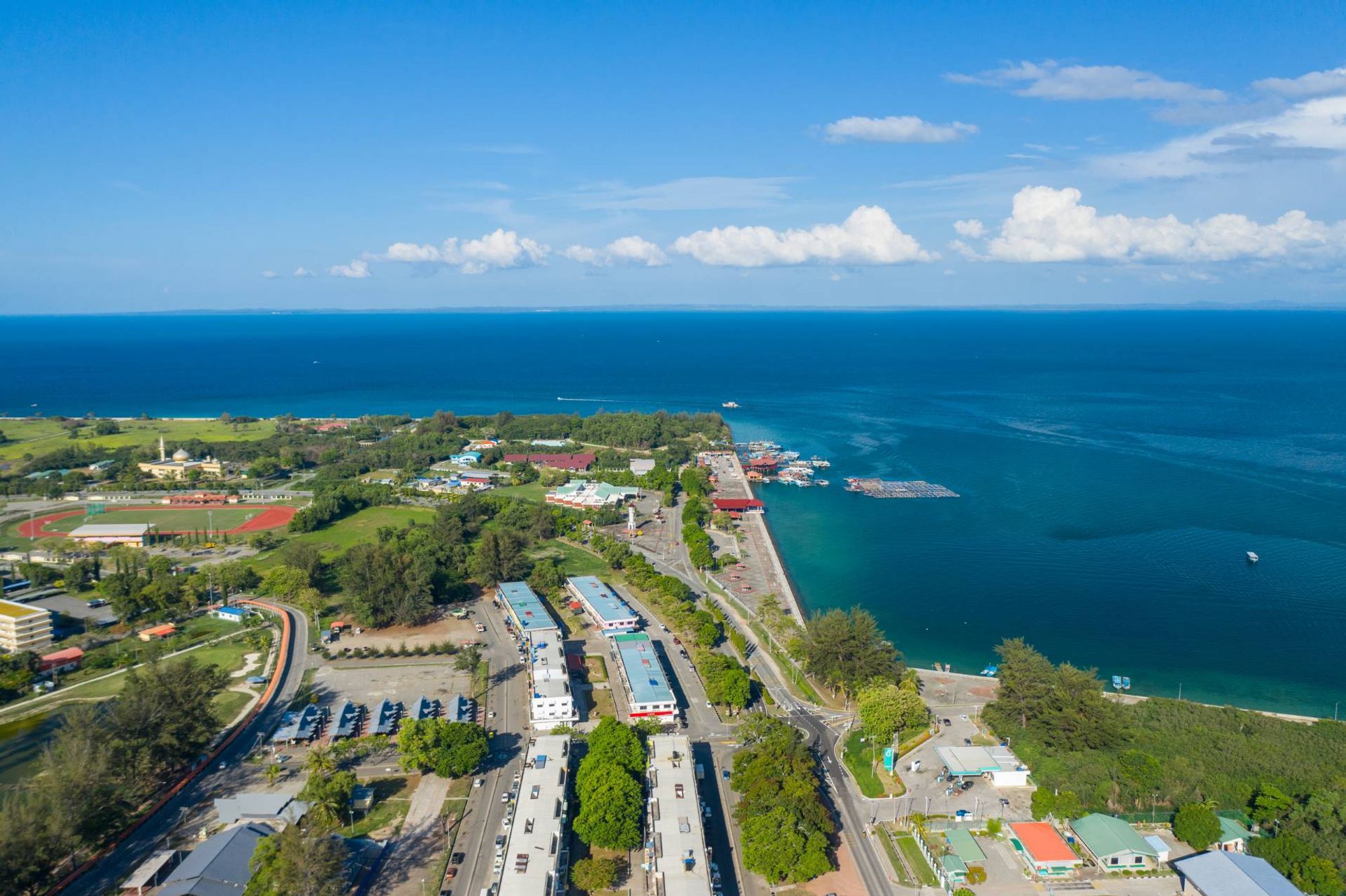 Kudat Airport (KUD) estación dentro de Kudat, Malaysia