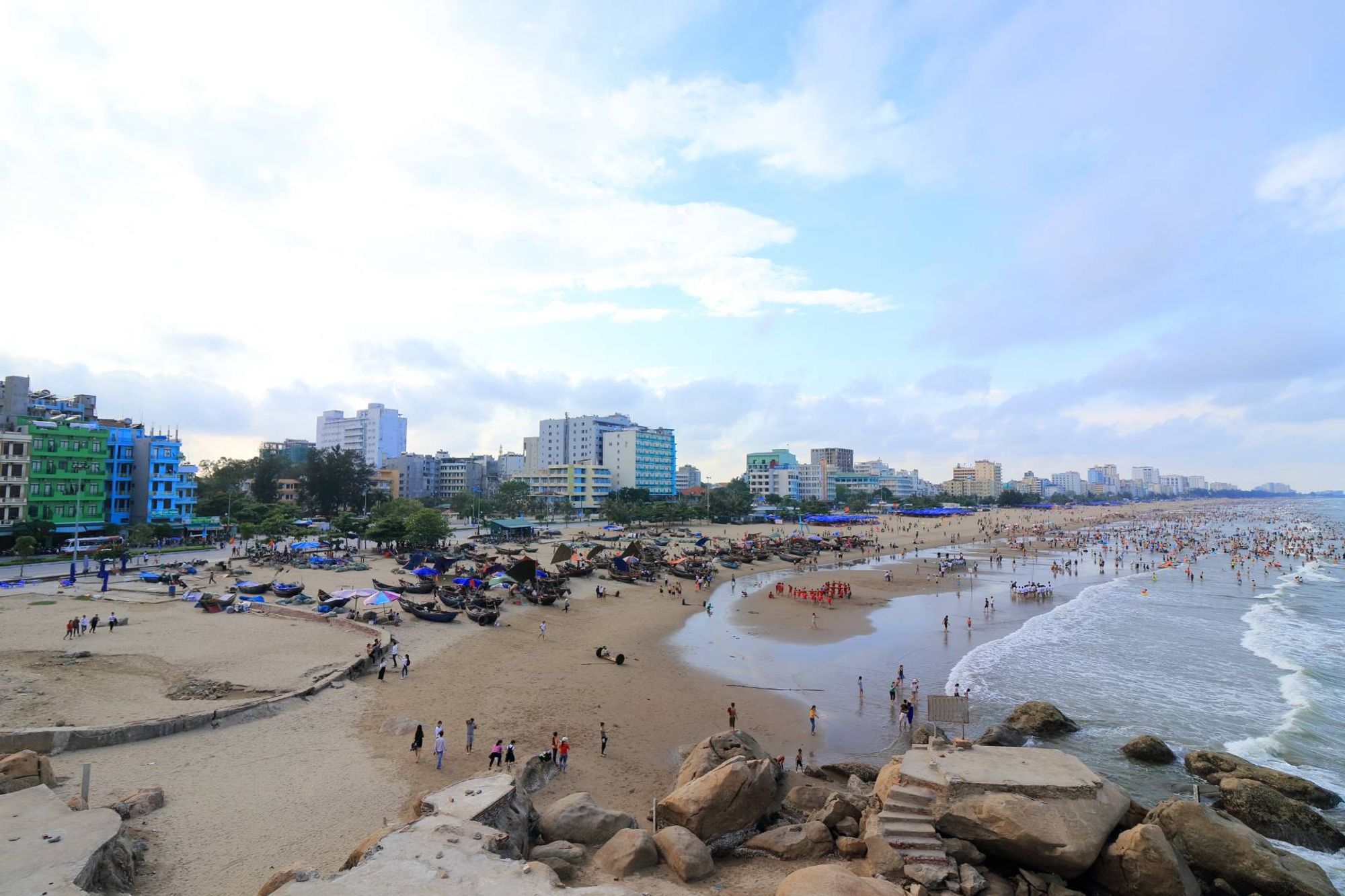 Sam Son Beach estação dentro de Sam Son, Vietnam