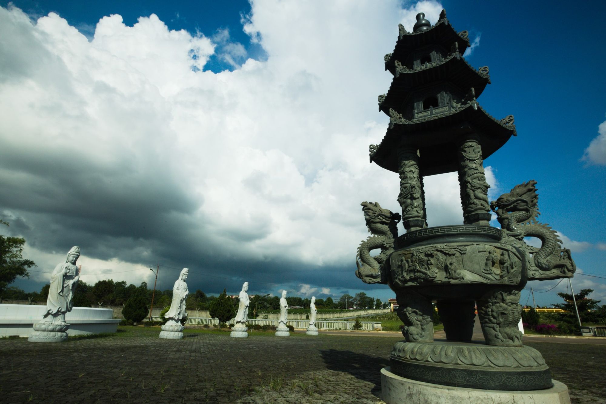 Tanjung Pinang Port Bahnhof innerhalb des Zentrums Tanjung Pinang, Indonesia