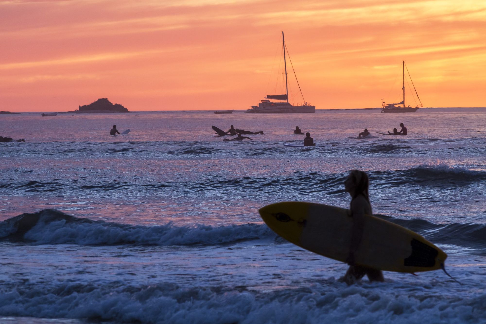 A captivating backdrop of central Tamarindo