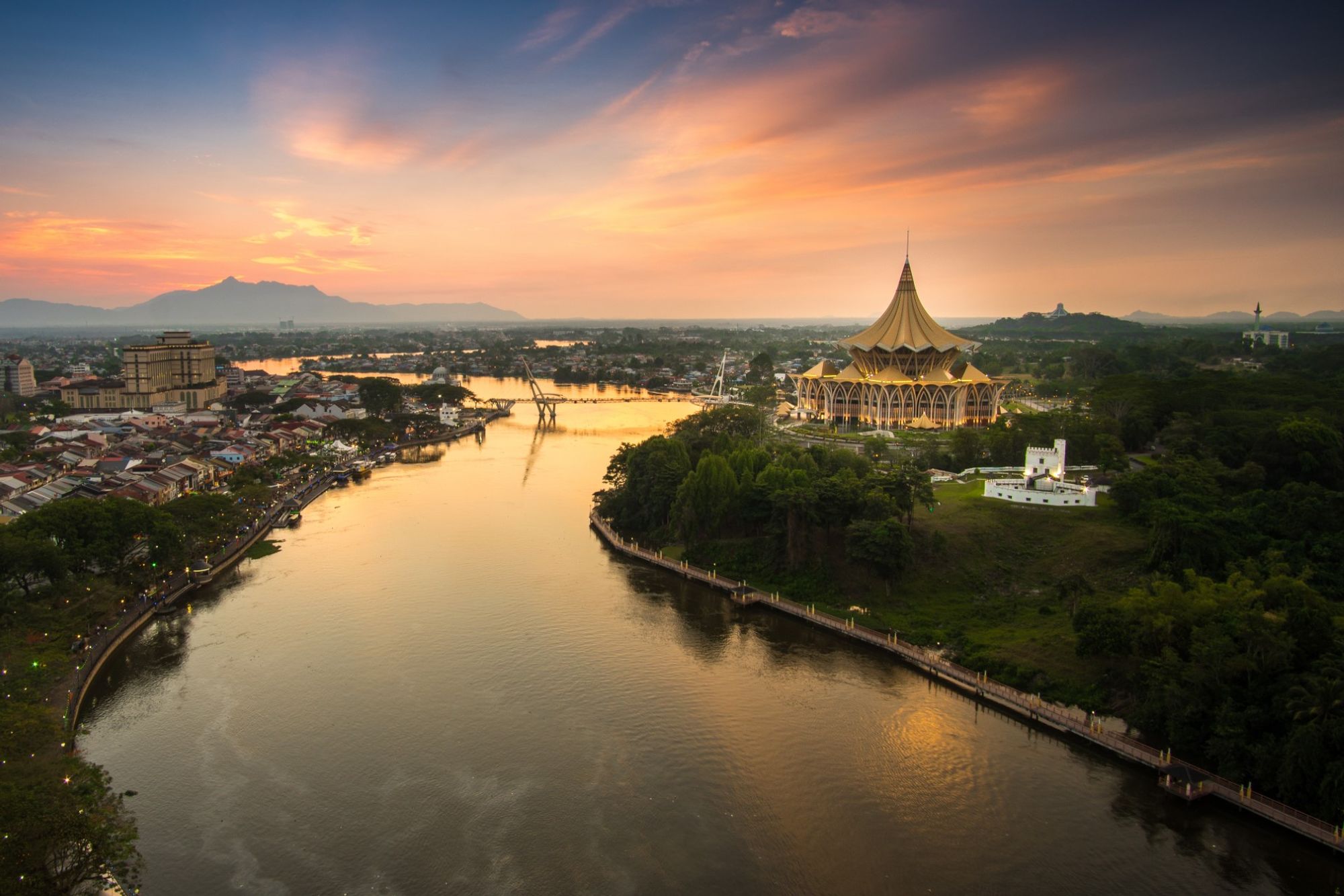 Kuching Airport station within Kuching, Malaysia