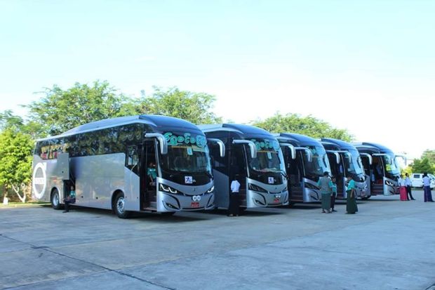 Transports pour aller de Yangon à Monywa