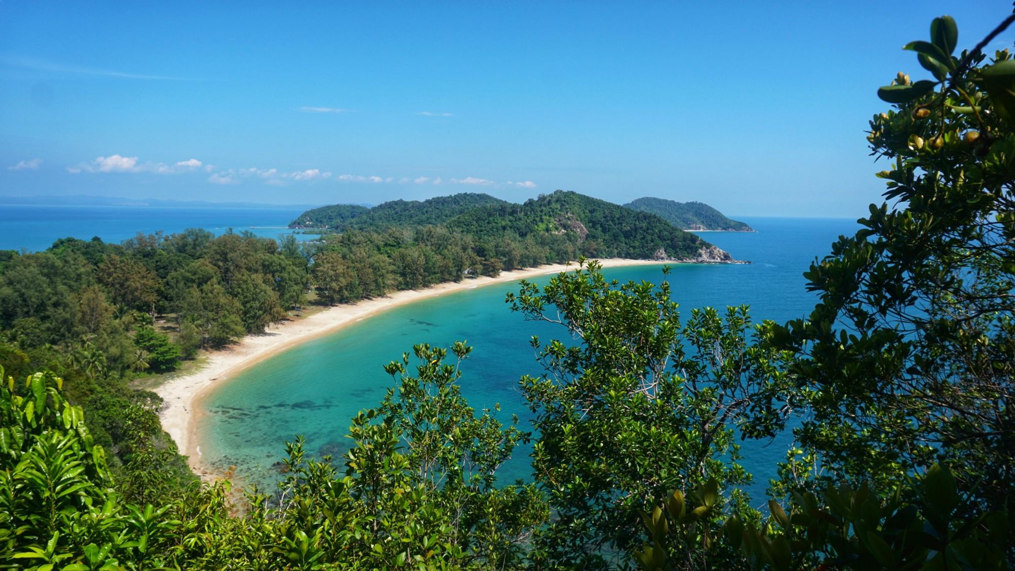 A captivating backdrop of central Sibu