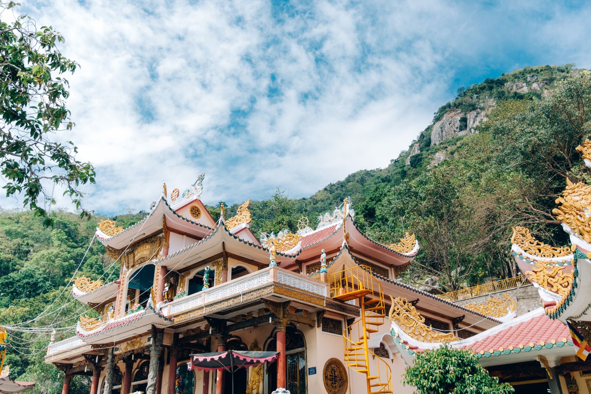 A captivating backdrop of central Tay Ninh