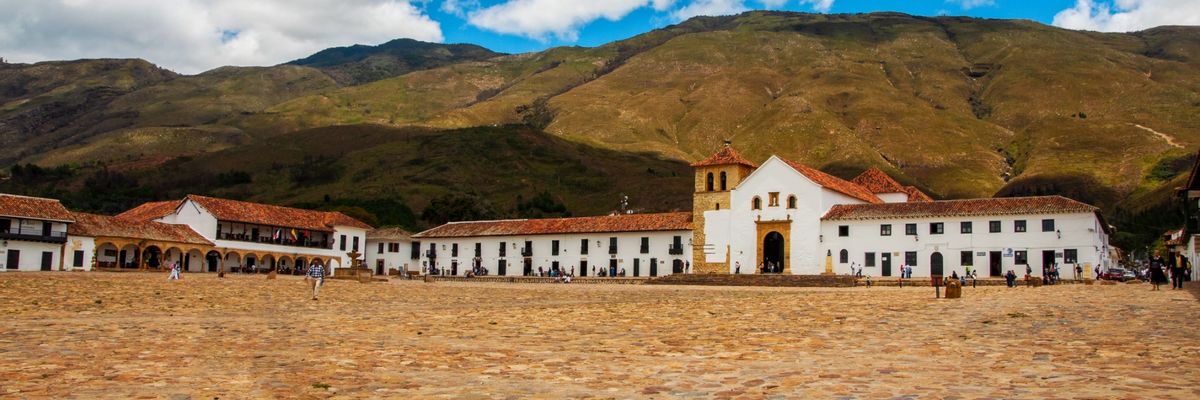 A beautiful view from within central Villa de Leyva-mobile