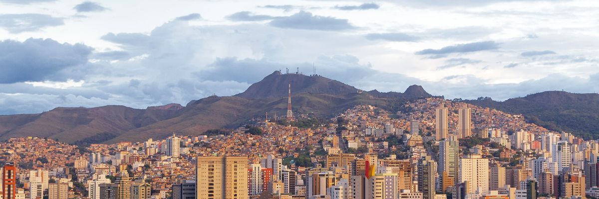 Eine schöne Aussicht vom Zentrum aus Belo Horizonte