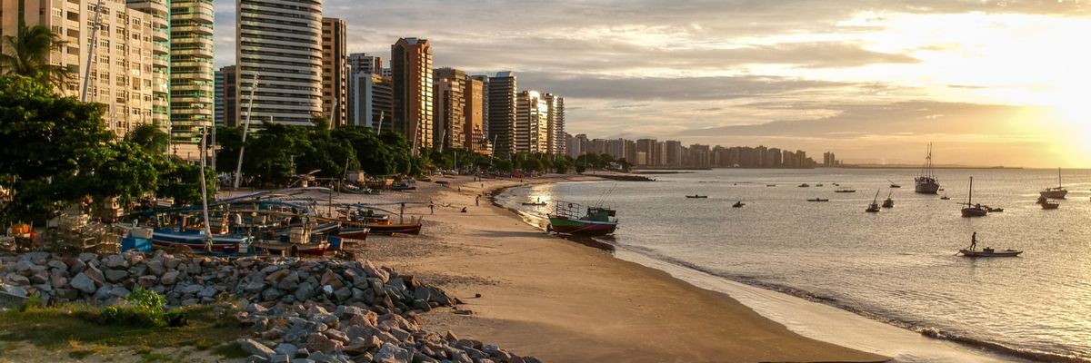 A captivating backdrop of central Fortaleza