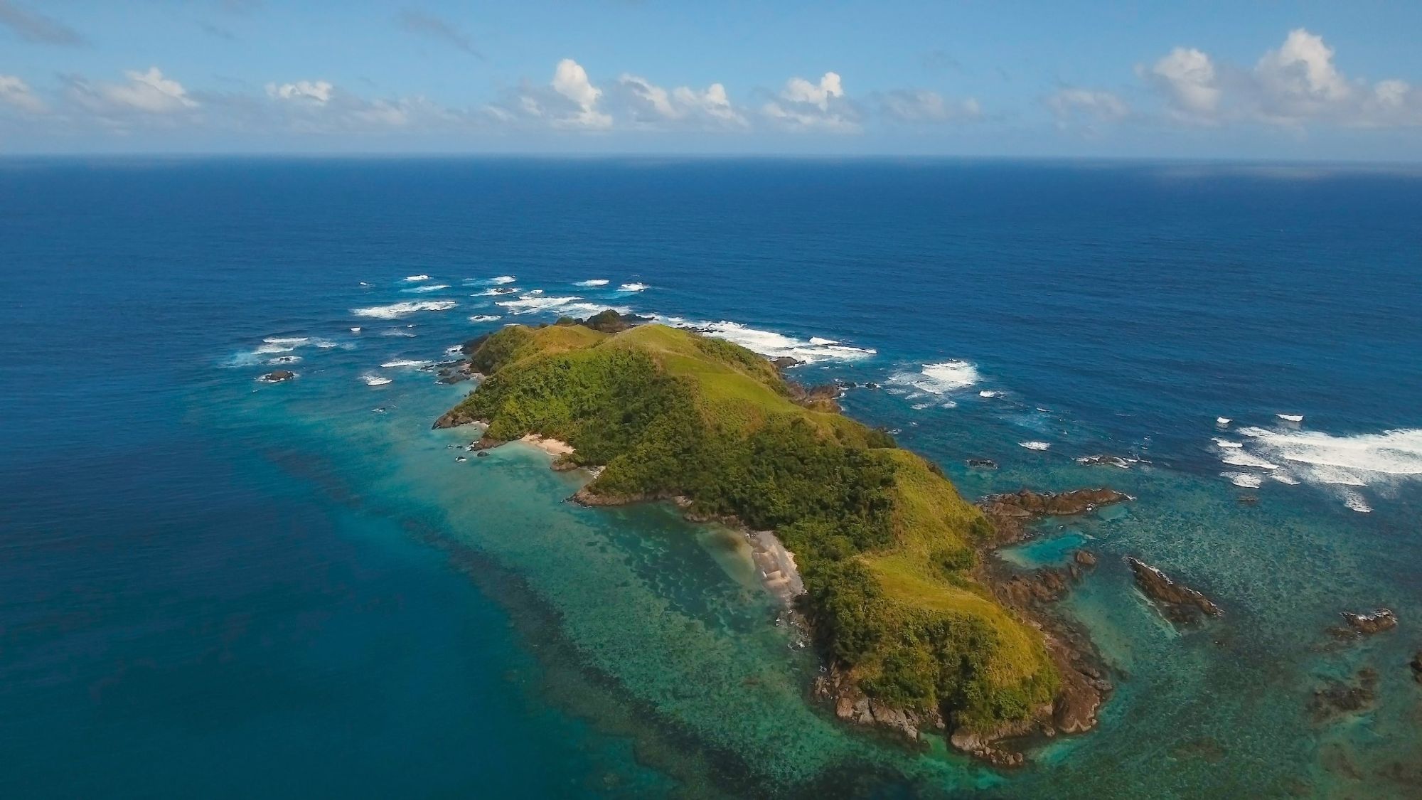 중앙의 매혹적인 배경 Catanduanes Island