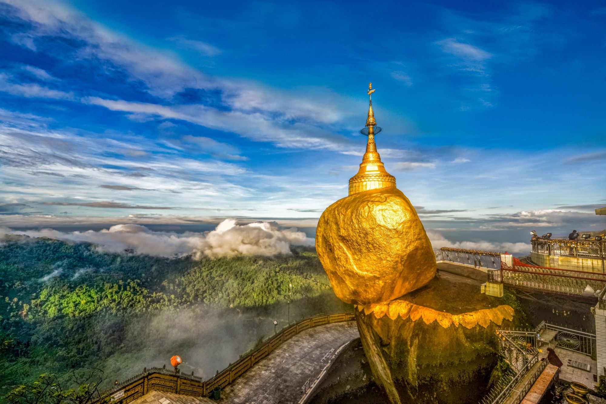 Shwe Mying Sein Restaurant station within Kyaiktiyo Pagoda (Golden Rock), Myanmar