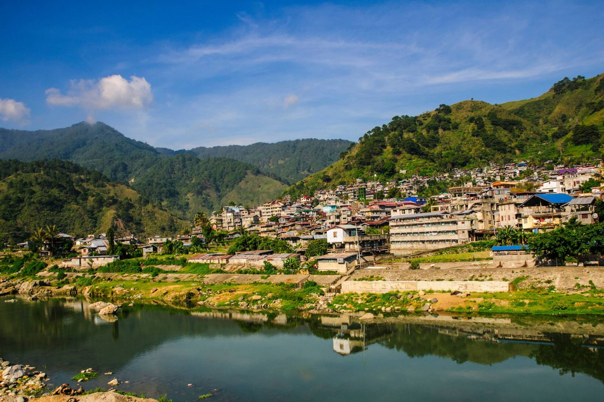 Poblacion Bontoc Circle stazione all'interno Bontoc, Philippines