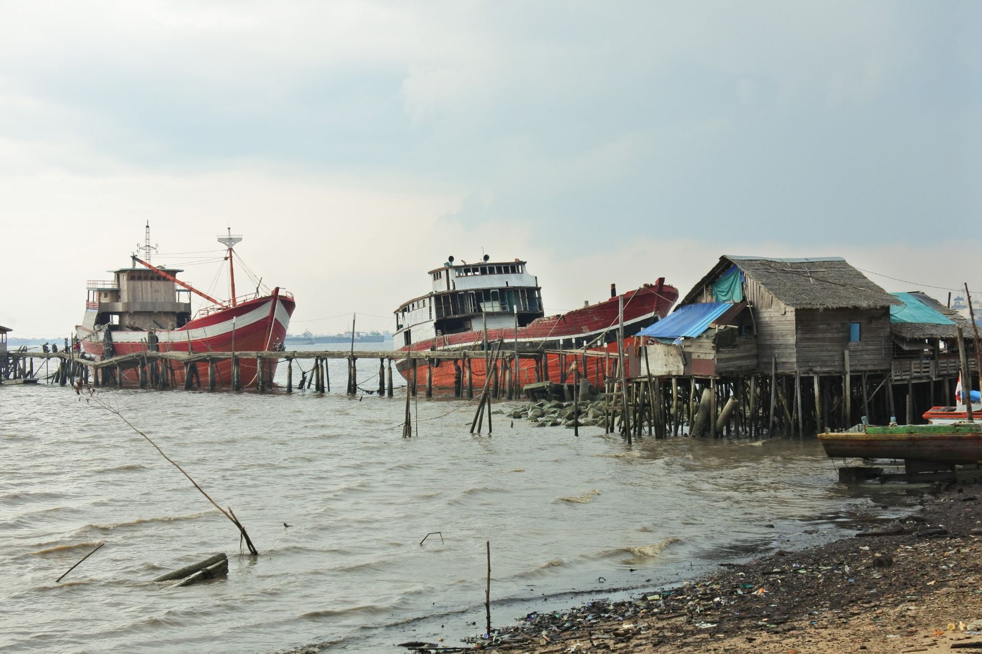 Um pano de fundo cativante do centro de Dumai