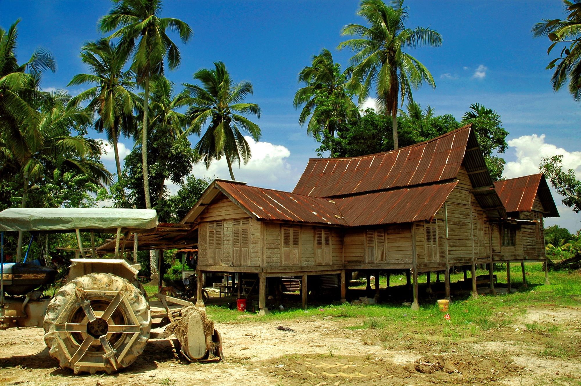 Bahau Train Station Bahnhof innerhalb des Zentrums Bahau, Malaysia