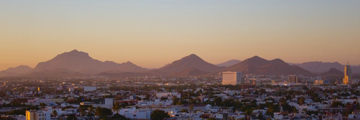 Eine schöne Aussicht vom Zentrum aus Culiacan