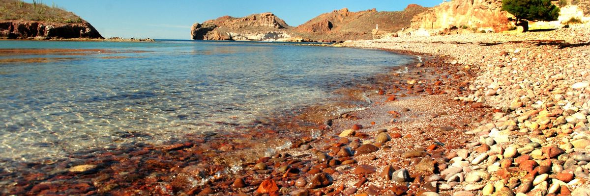 A beautiful view from within central Guaymas