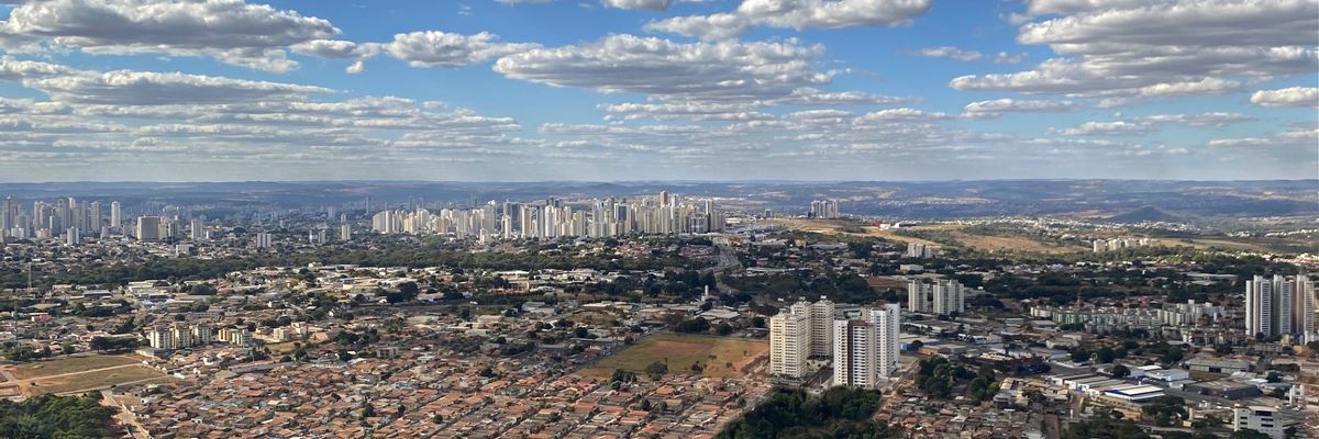 A beautiful view from within central Goiania