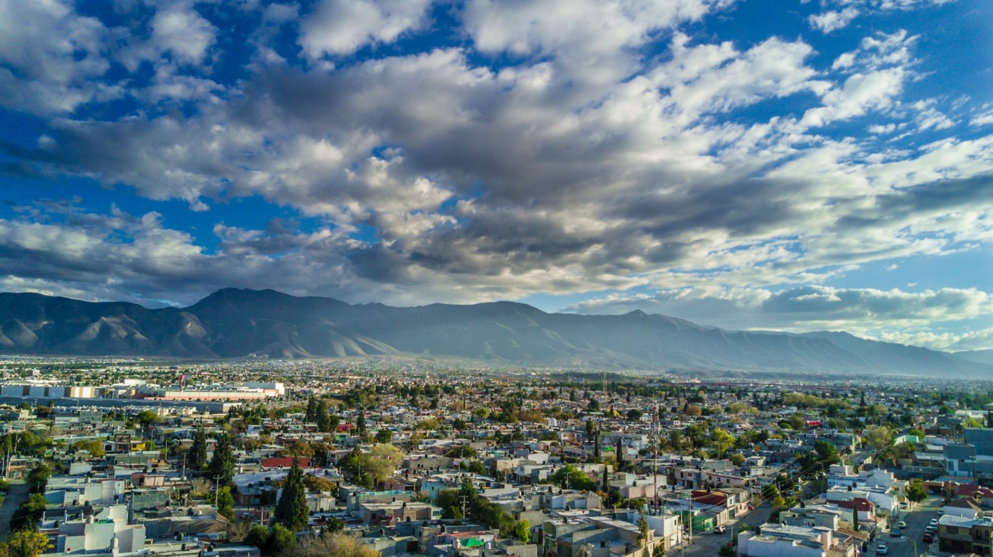 往中心看去，远处的风景令人叹为观止 Saltillo