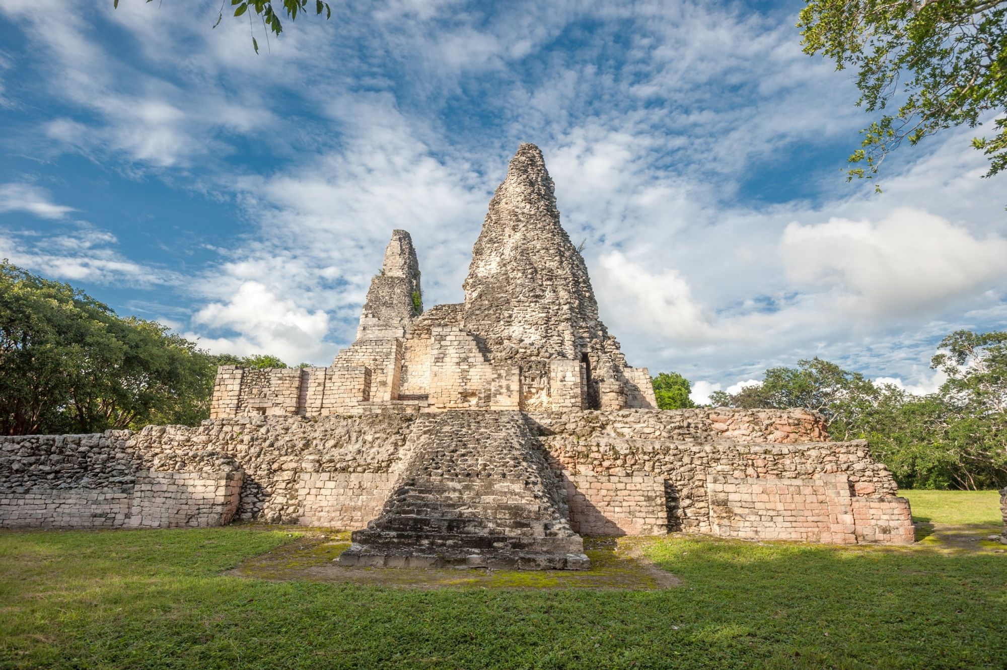 Kaan Expeditions Bahnhof innerhalb des Zentrums Xpujil, Mexico