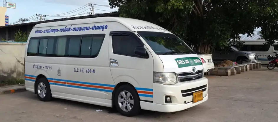 Monsiri Travel Minivan bringing passengers to their travel destination