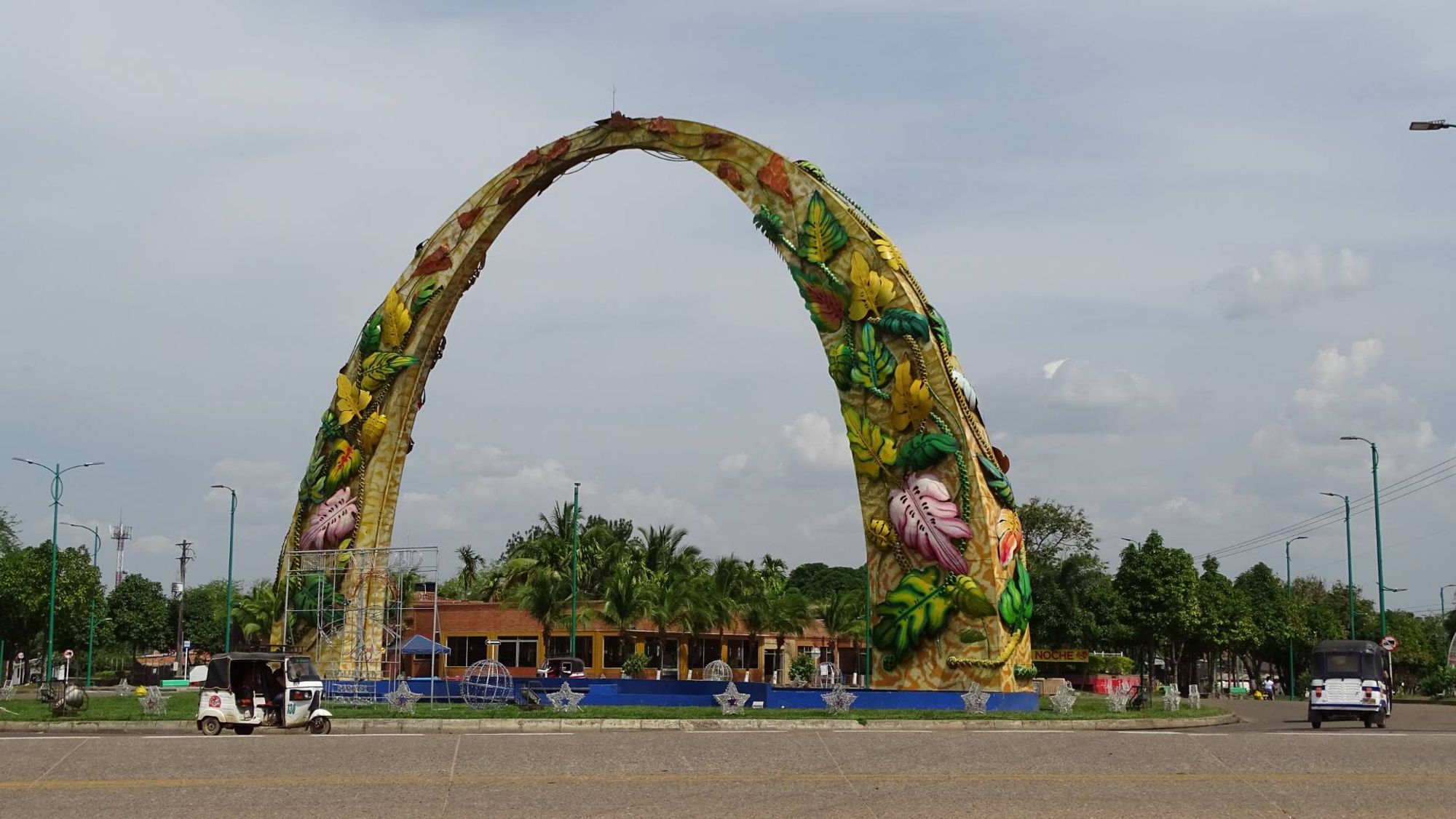Eine bezaubernde Szenerie vom Zentrum aus Puerto Gaitan