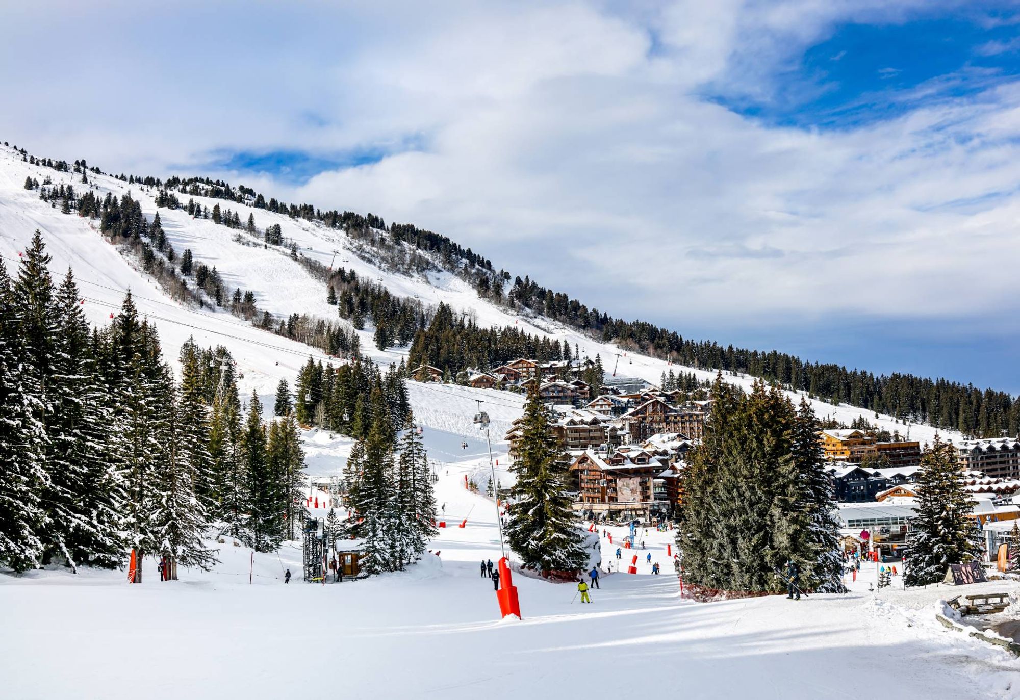 Courchevel Rue de la Croisette สถานีภายใน Courchevel, France