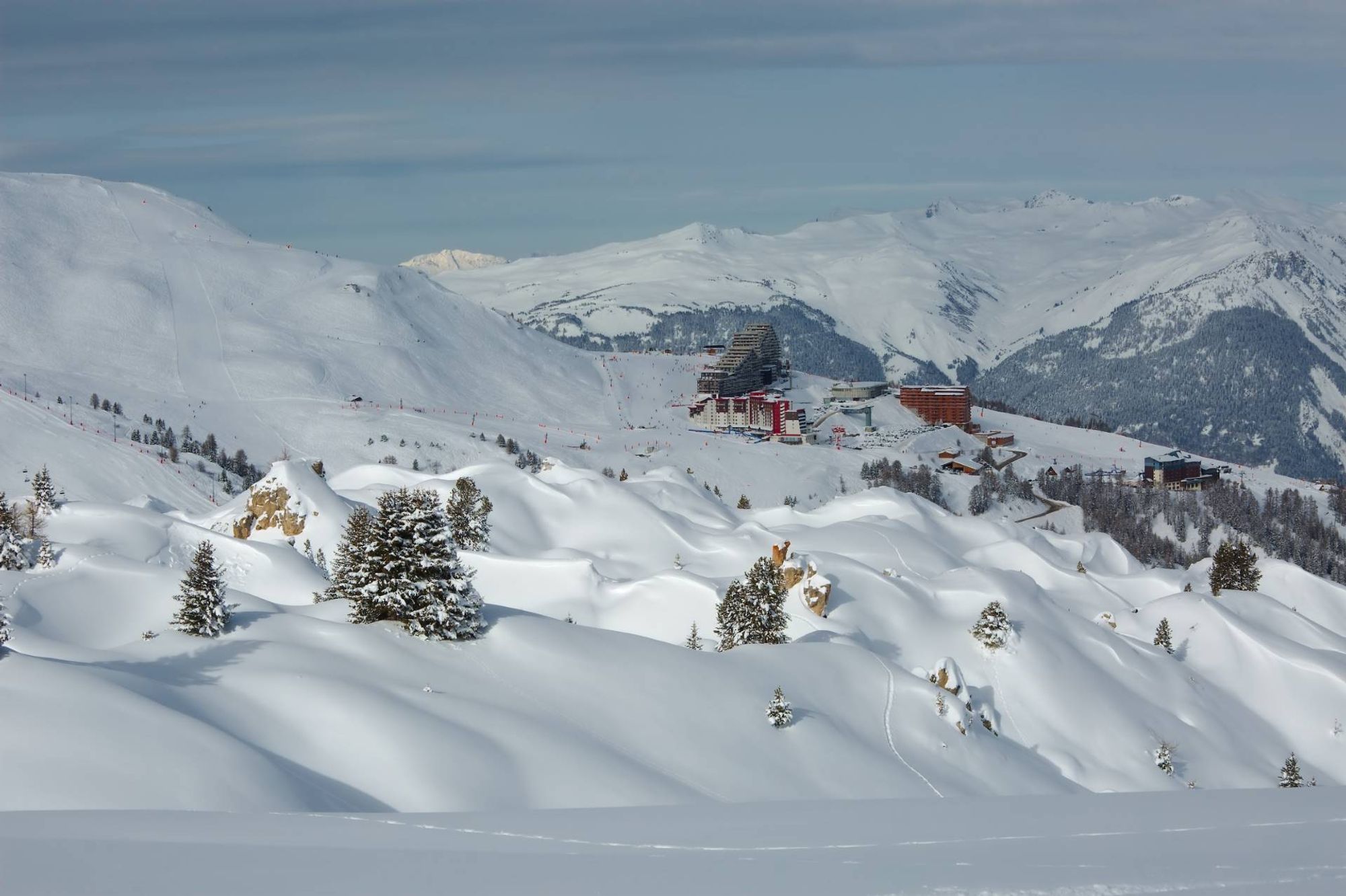 La Plagne Club Med estação dentro de La Plagne, France