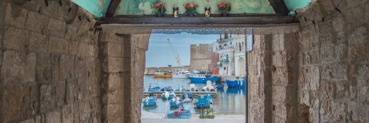 A beautiful view from within central Monopoli-mobile