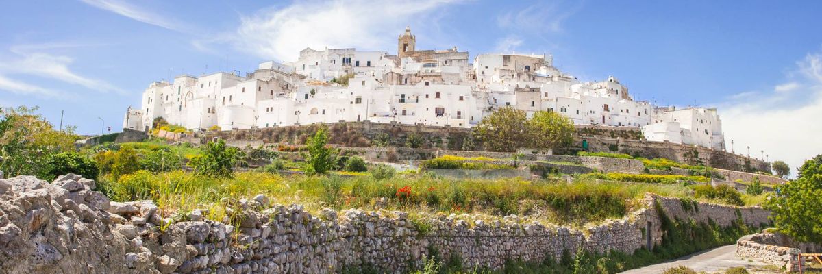 A beautiful view from within central Ostuni-mobile