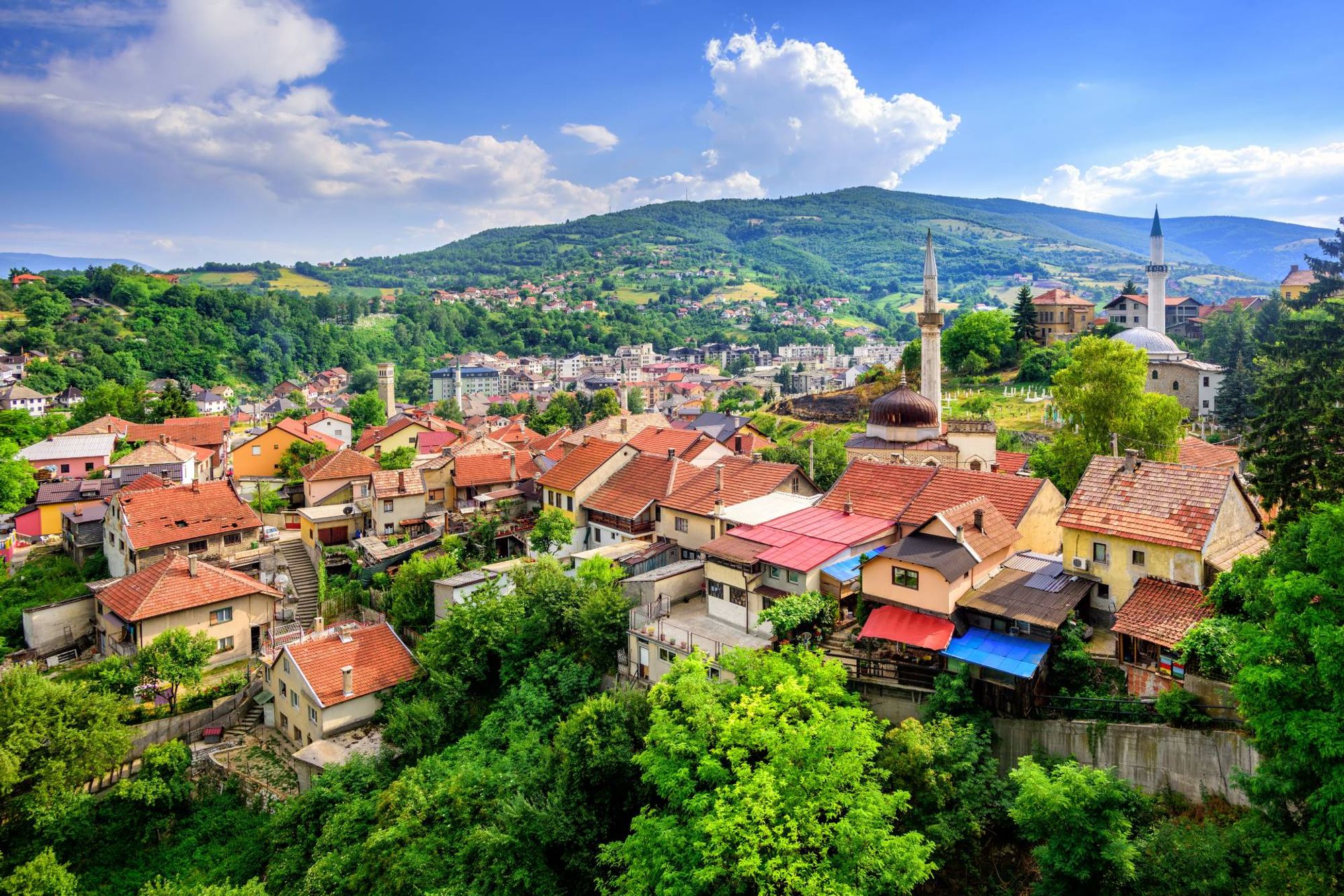 Travnik, Bus terminal สถานีภายใน Travnik, Bosnia and Herzegovina