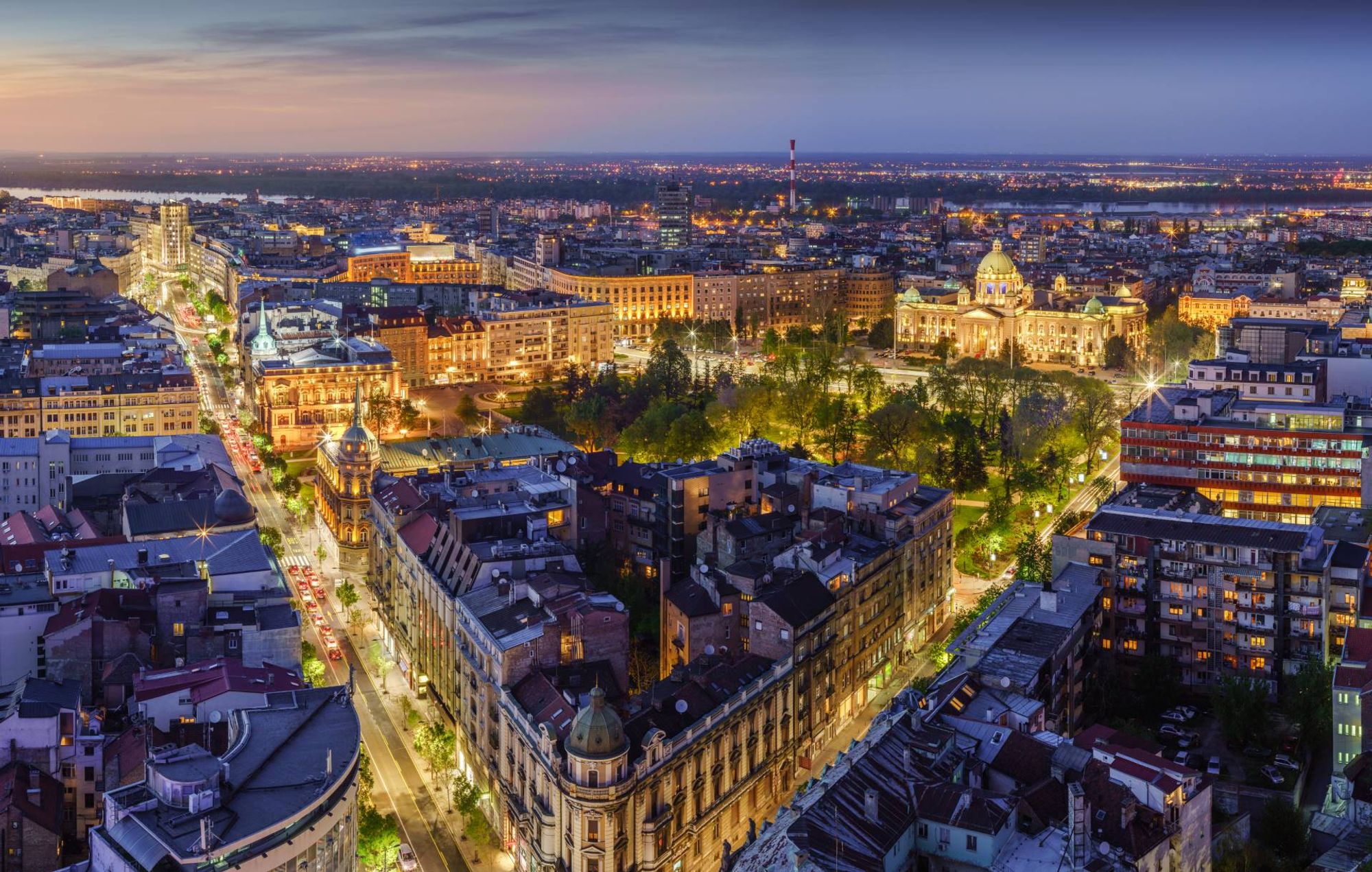 Belgrade Fontana станция в пределах Belgrade, Serbia