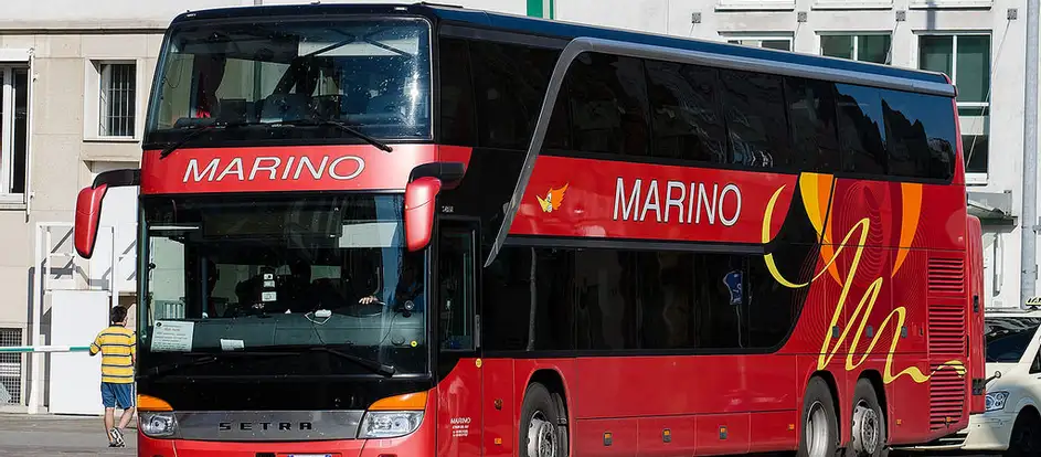 MarinoBus bringing passengers to their travel destination
