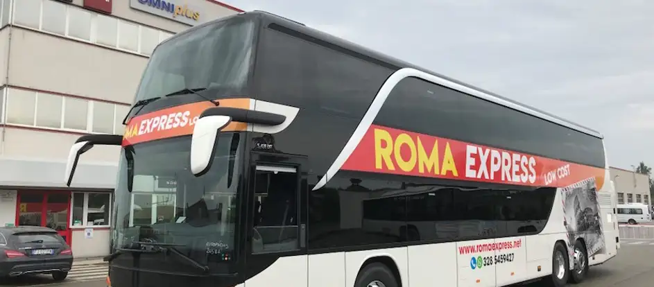 Roma Express 将乘客送到其旅行目的地