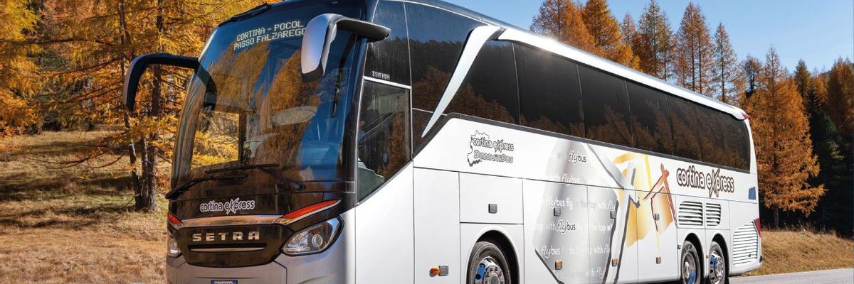 Cortina Express bringing passengers to their travel destination