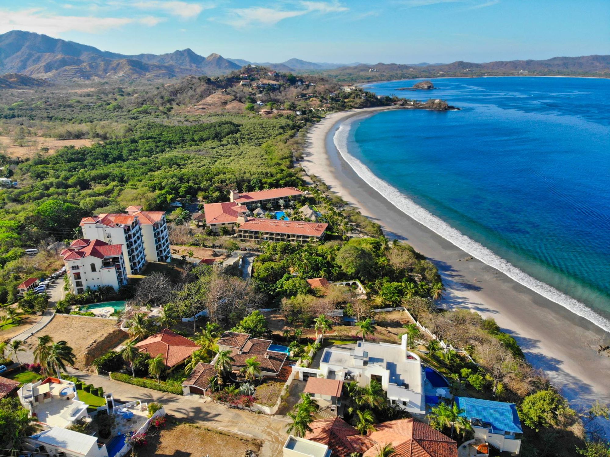 A captivating backdrop of central Playa Flamingo