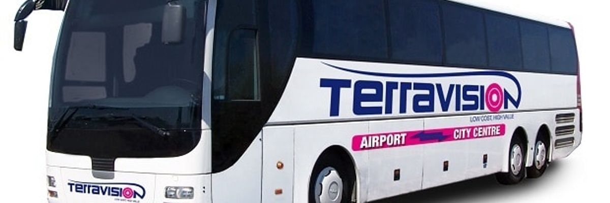 Terravision llevar a los pasajeros a su destino de viaje