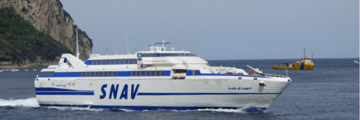 SNAV bringing passengers to their travel destination