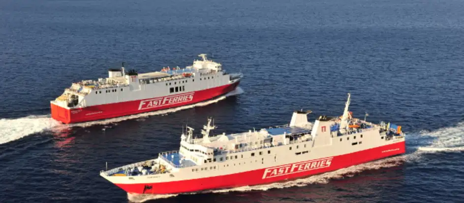 Fast Ferries bringing passengers to their travel destination