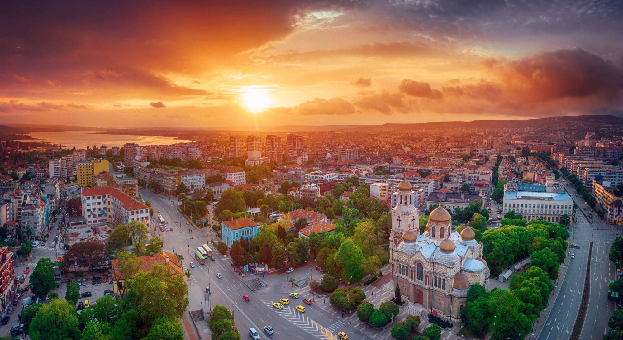 Golden Sands E87 Bahnhof innerhalb des Zentrums Varna, Bulgaria