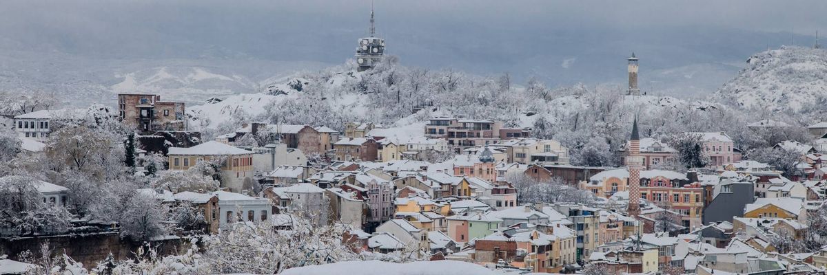 A captivating backdrop of central Plovdiv