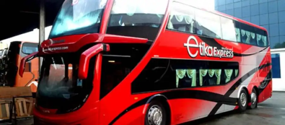 Etika Express bringing passengers to their travel destination
