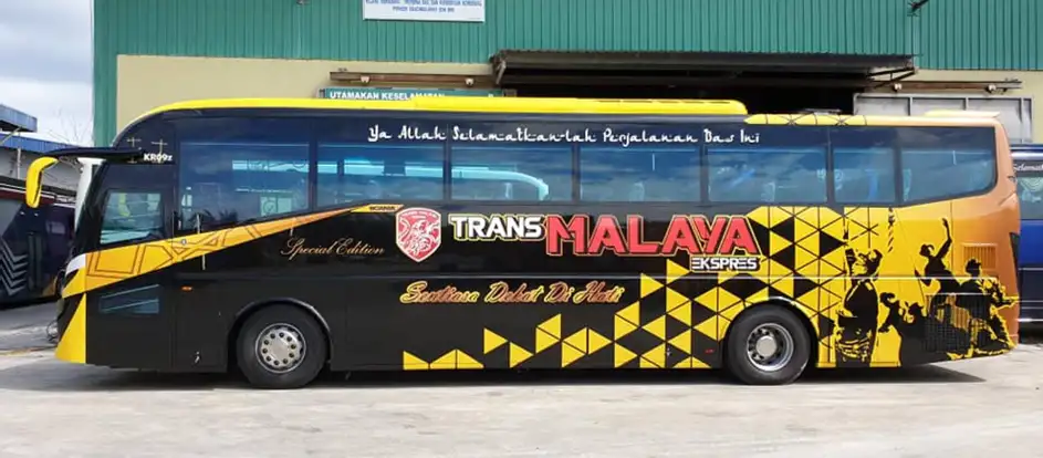 Trans Malaya Express bringing passengers to their travel destination