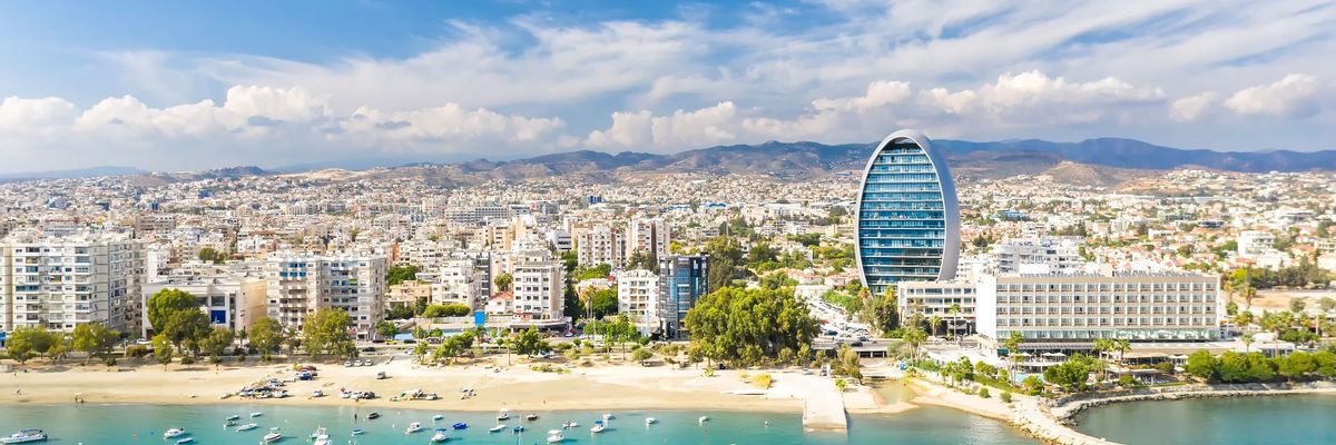 A captivating backdrop of central Limassol