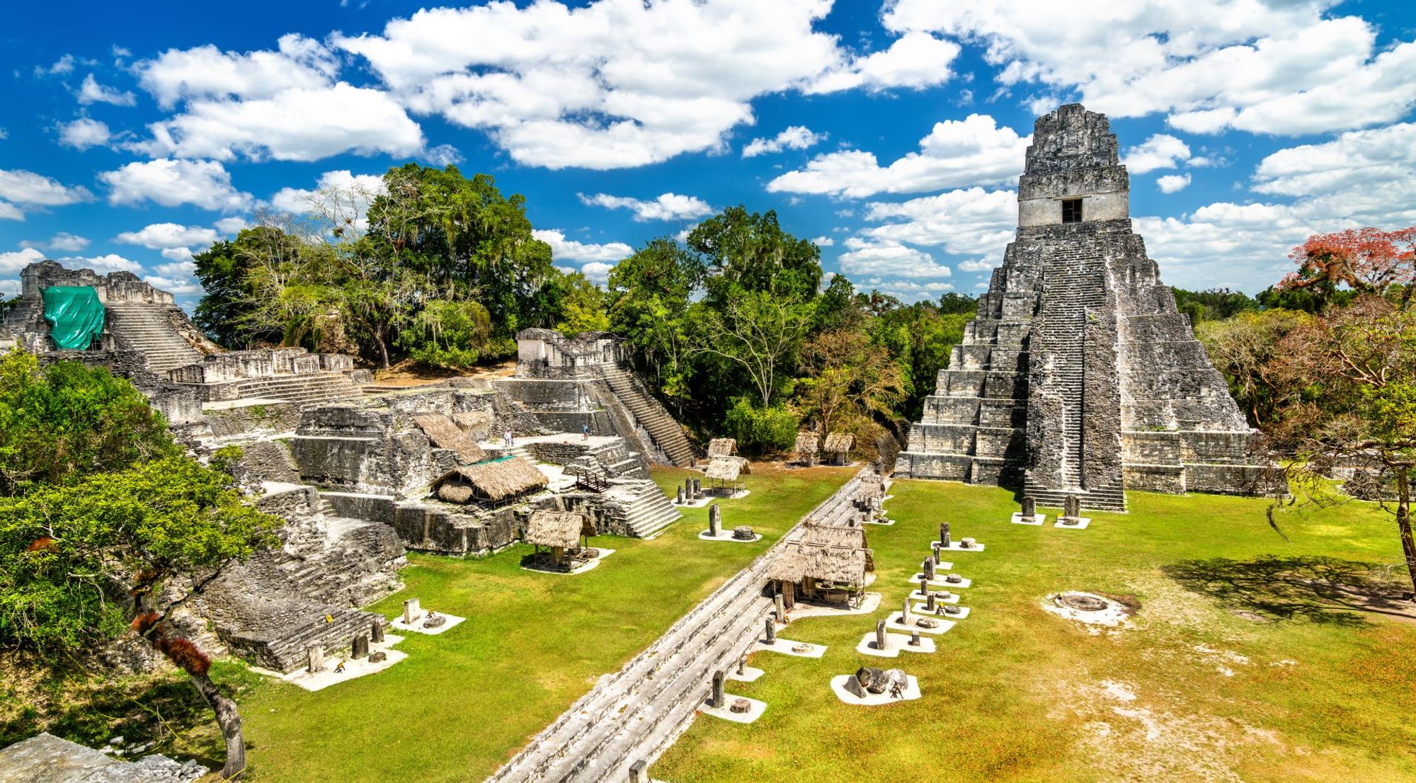 A captivating backdrop of central Tikal