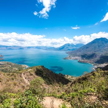 View of アンティグア to Panajachel, Lake Atitlan