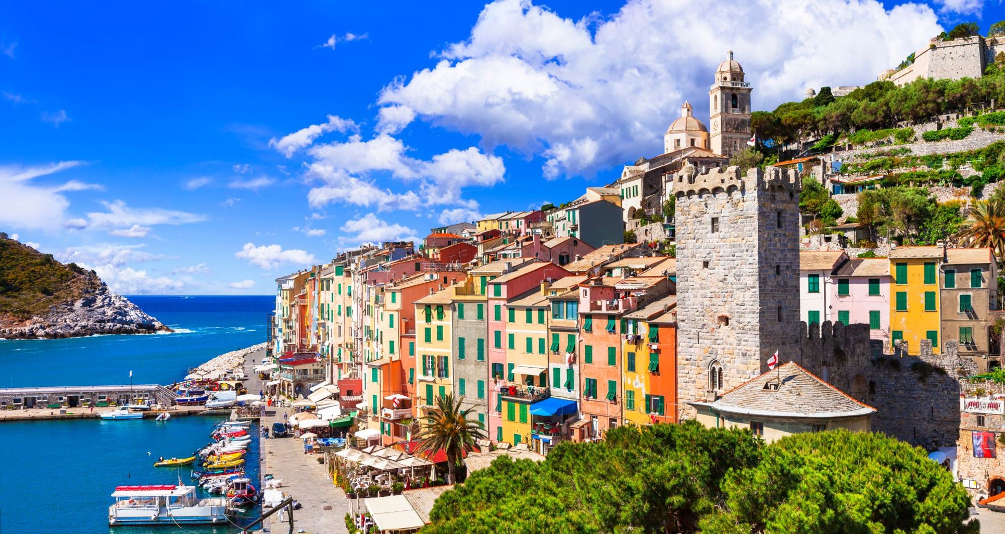 Portovenere Port estación dentro de Portovenere, Italy