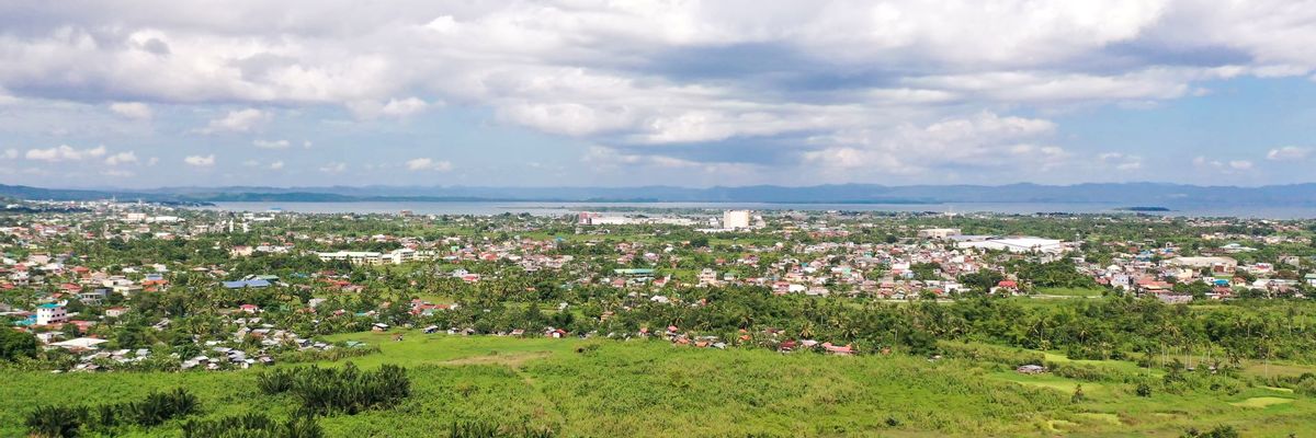 Eine schöne Aussicht vom Zentrum aus Roxas, Oriental Mindoro