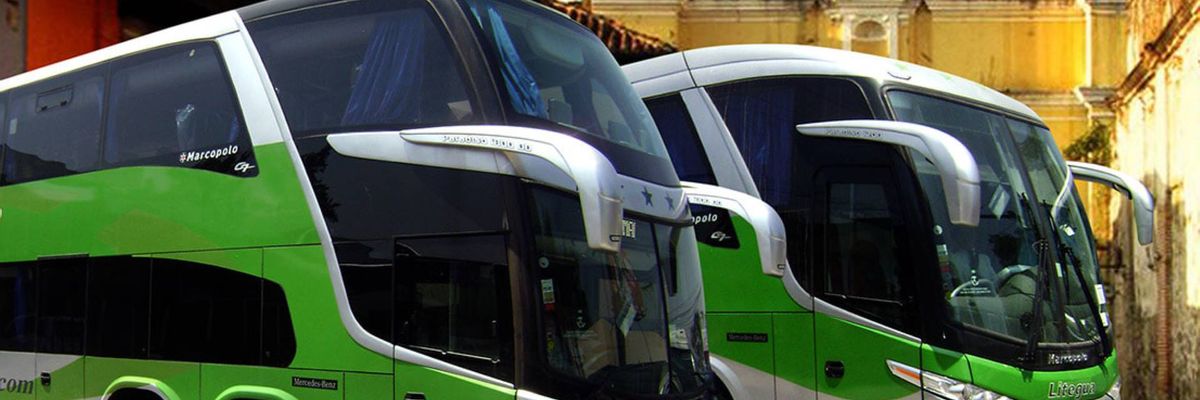 Litegua Fahrgäste werden an ihr Ziel gebracht