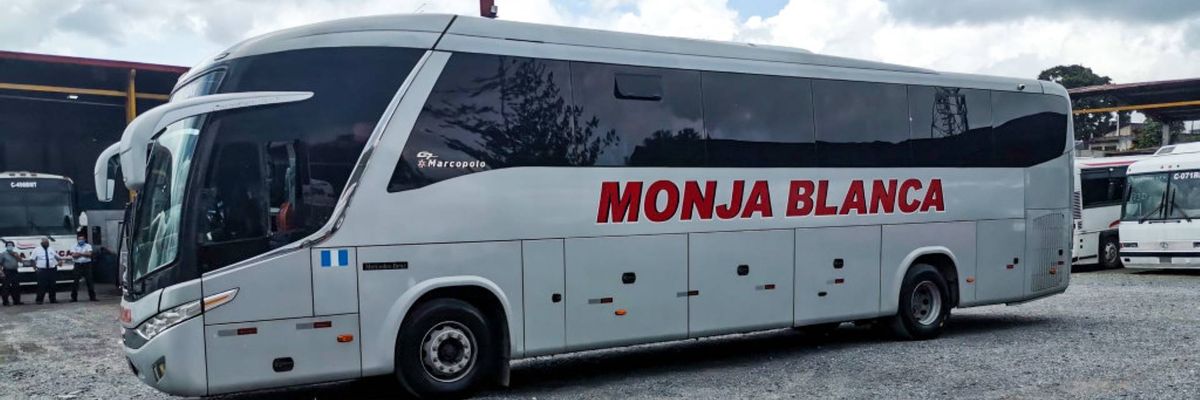 Monja Blanca Fahrgäste werden an ihr Ziel gebracht