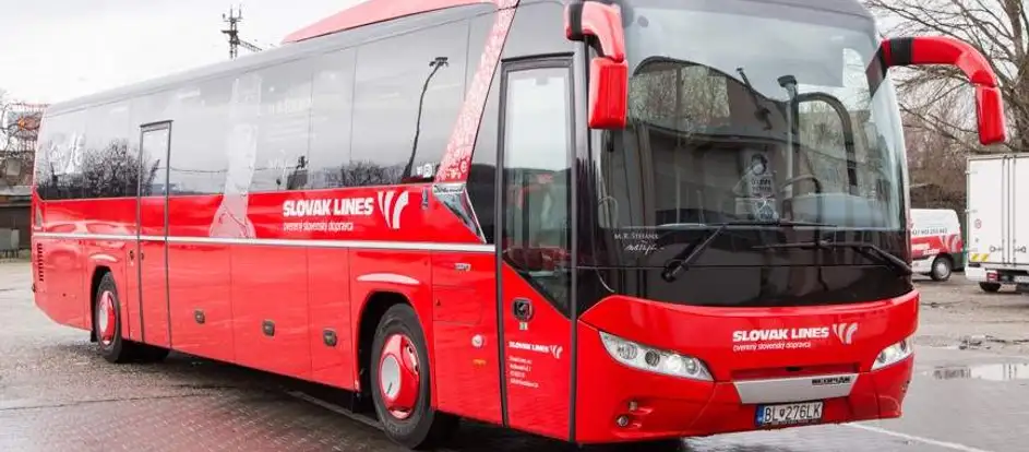 Slovak Lines Express bringing passengers to their travel destination