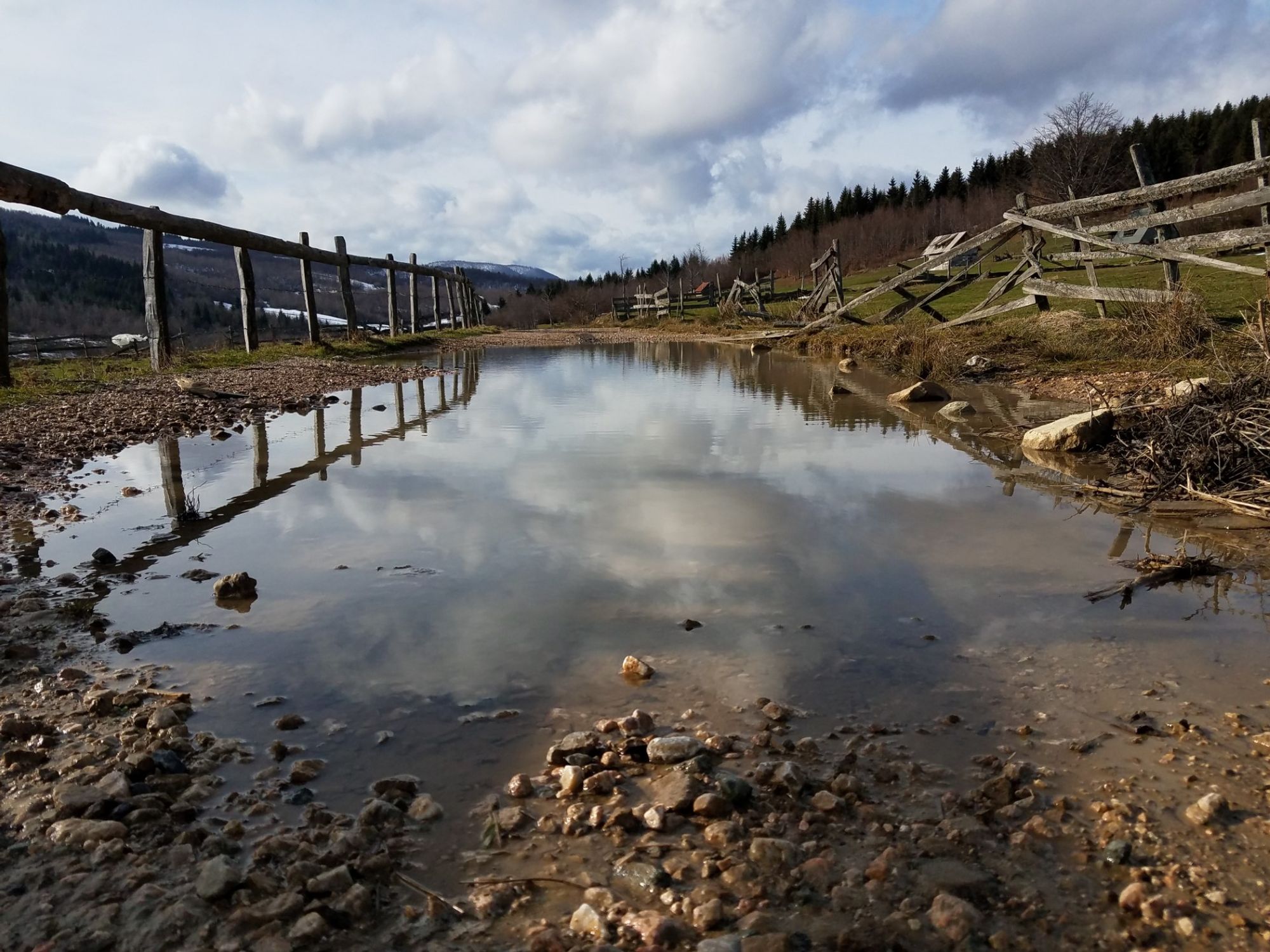 Eine bezaubernde Szenerie vom Zentrum aus Bugojno